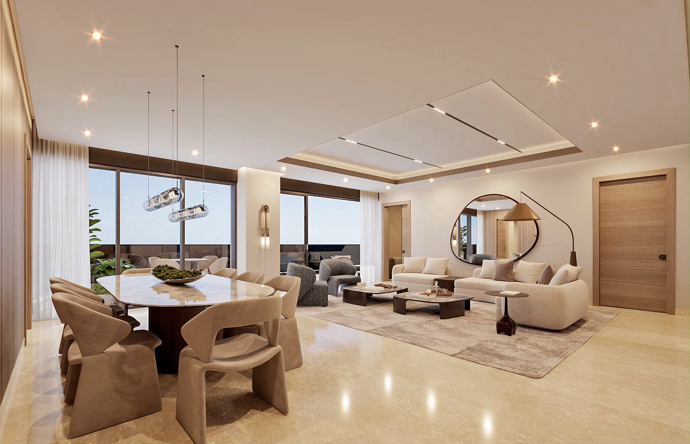 Interior del apartamento B