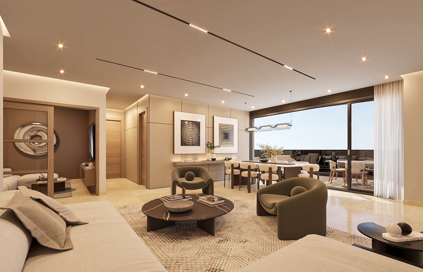 Interior del apartamento D